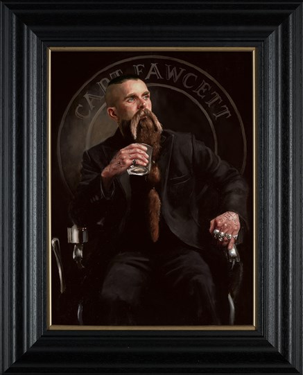 Captain Fawcett by Vincent Kamp - Framed Limited Edition on Canvas